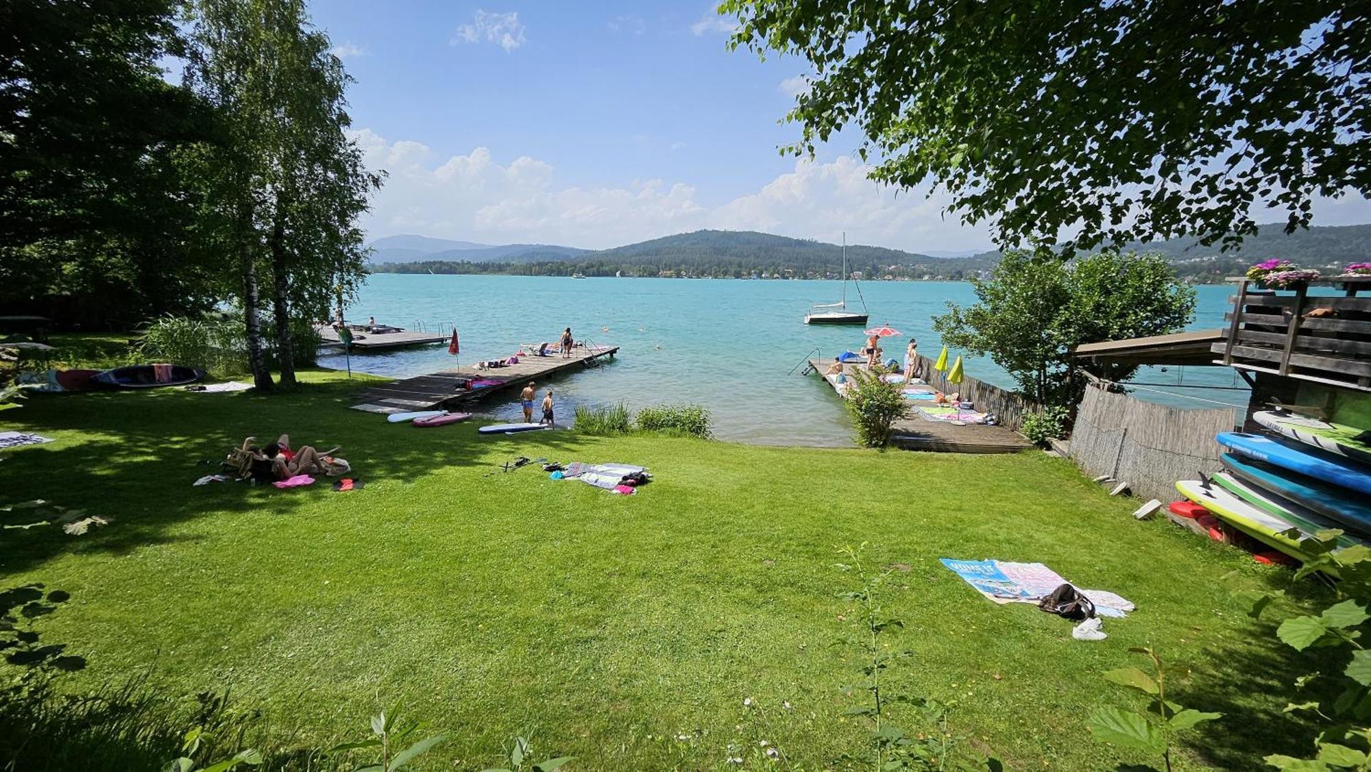 "Casa Antonio" 3 Gehminuten Strandbad Sekirn, Inkl Seezugang Exterior foto